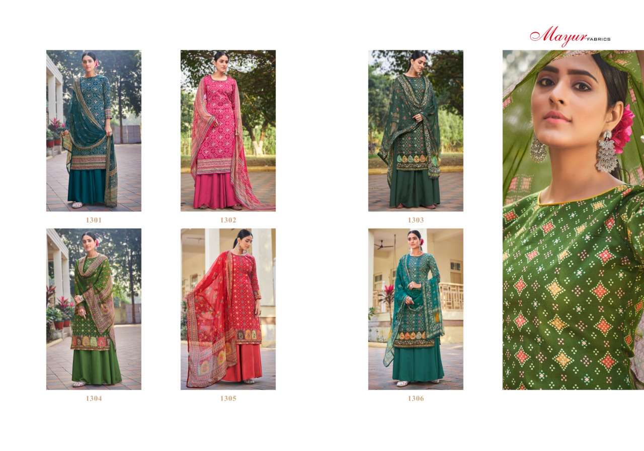 BANDHANI BY HANSA PRINTS 1301 TO 1306 SERIES BEAUTIFUL SUITS COLORFUL STYLISH FANCY CASUAL WEAR & ETHNIC WEAR PURE JAM COTTON DIGITAL PRINT WITH WORK DRESSES AT WHOLESALE PRICE