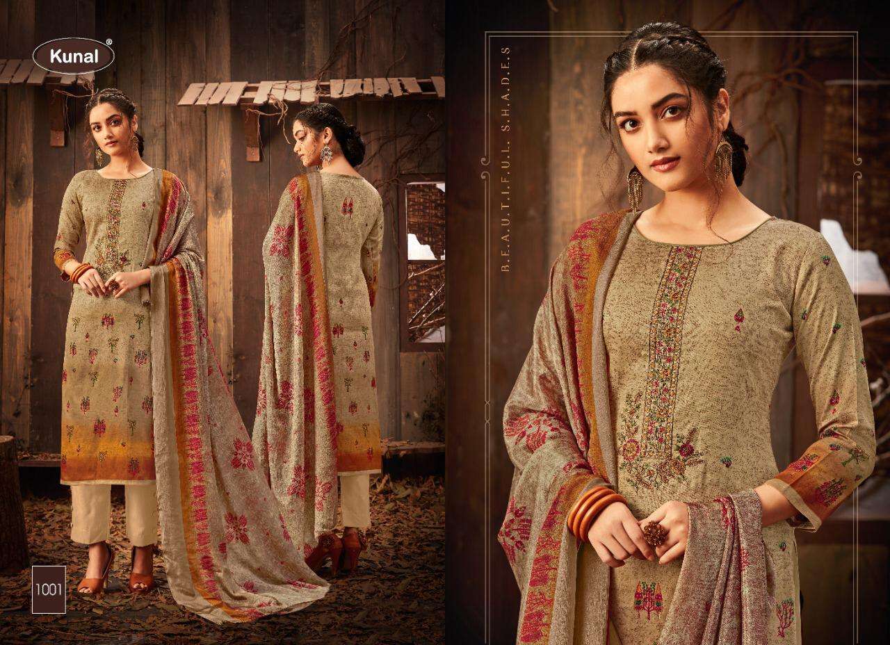 PARIS BY KUNAL 1001 TO 1008 SERIES BEAUTIFUL SUITS COLORFUL STYLISH FANCY CASUAL WEAR & ETHNIC WEAR PURE JAM COTTON EMBROIDERED DRESSES AT WHOLESALE PRICE