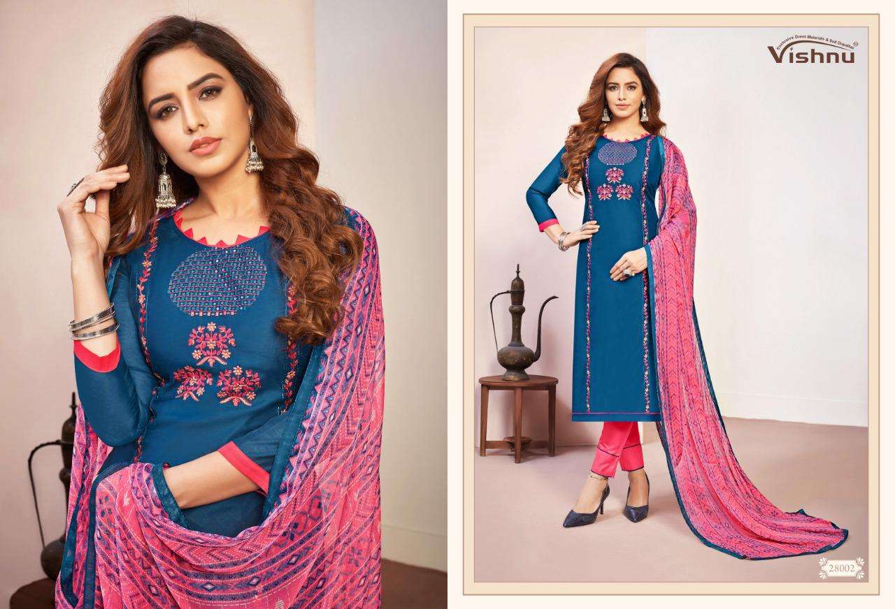 DERMY COOL VOL-16 BY VISHNU IMPEX 28001 TO 28010 SERIES BEAUTIFUL SUITS COLORFUL STYLISH FANCY CASUAL WEAR & ETHNIC WEAR PURE COTTON DRESSES AT WHOLESALE PRICE