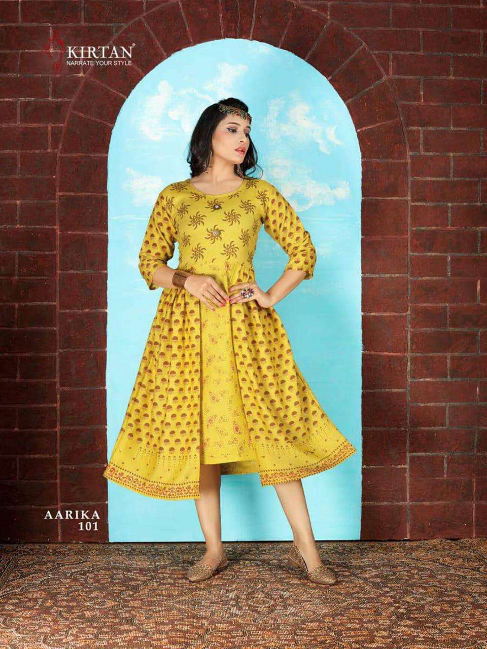 Aarika Machine Wash Ladies Designer Party Wear Gown, Packaging Type: Packet  at Rs 900 in New Delhi