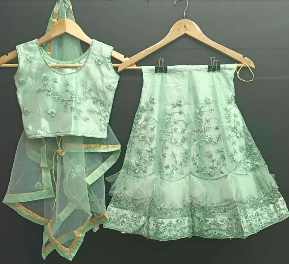 NET FRILL BY FASHID WHOLESALE 01 TO 20 SERIES BEAUTIFUL COLORFUL FANCY WEDDING COLLECTION OCCASIONAL WEAR & PARTY WEAR FRILL LEHENGAS AT WHOLESALE PRICE