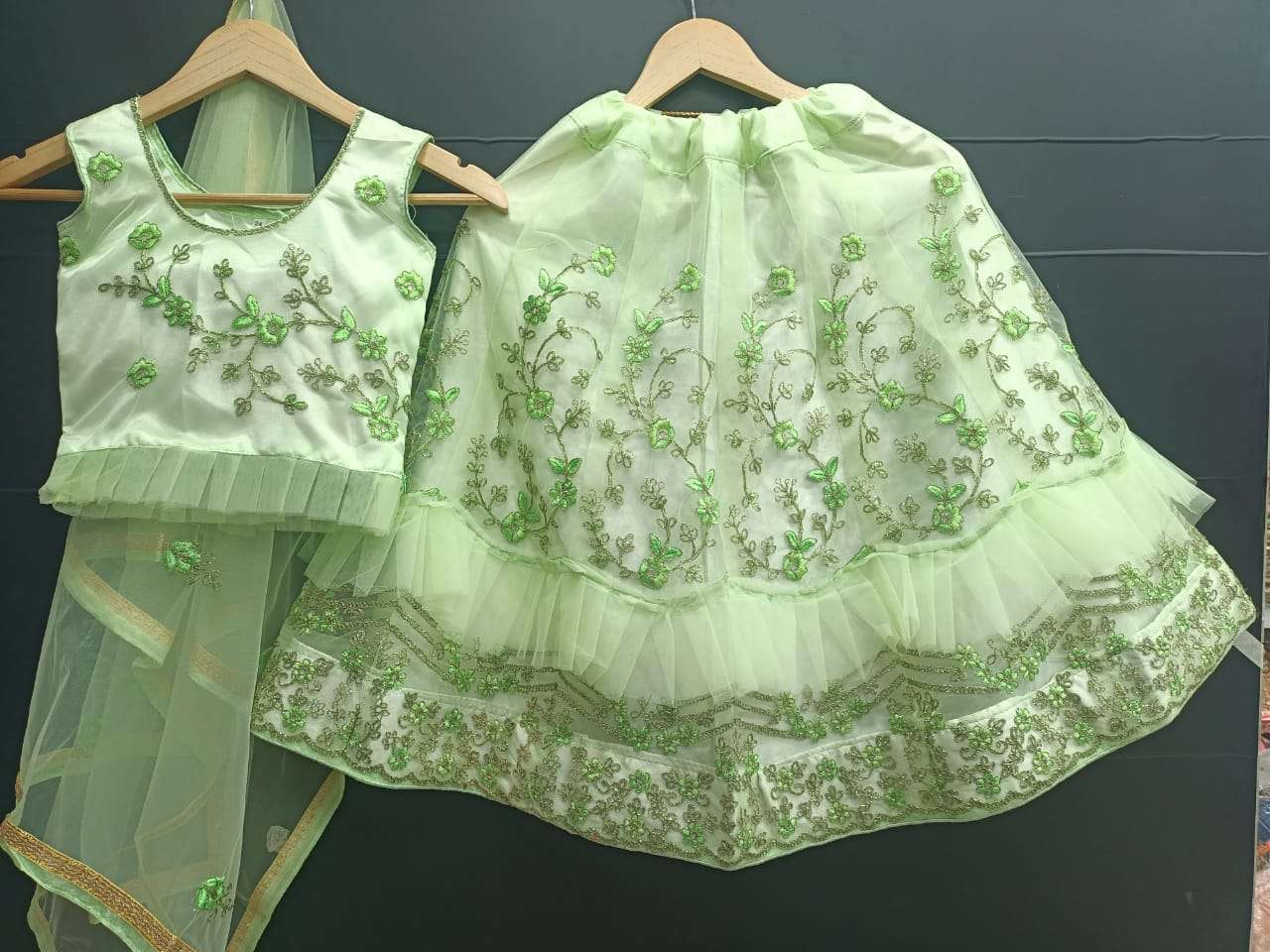 NET FRILL BY FASHID WHOLESALE 01 TO 20 SERIES BEAUTIFUL COLORFUL FANCY WEDDING COLLECTION OCCASIONAL WEAR & PARTY WEAR FRILL LEHENGAS AT WHOLESALE PRICE