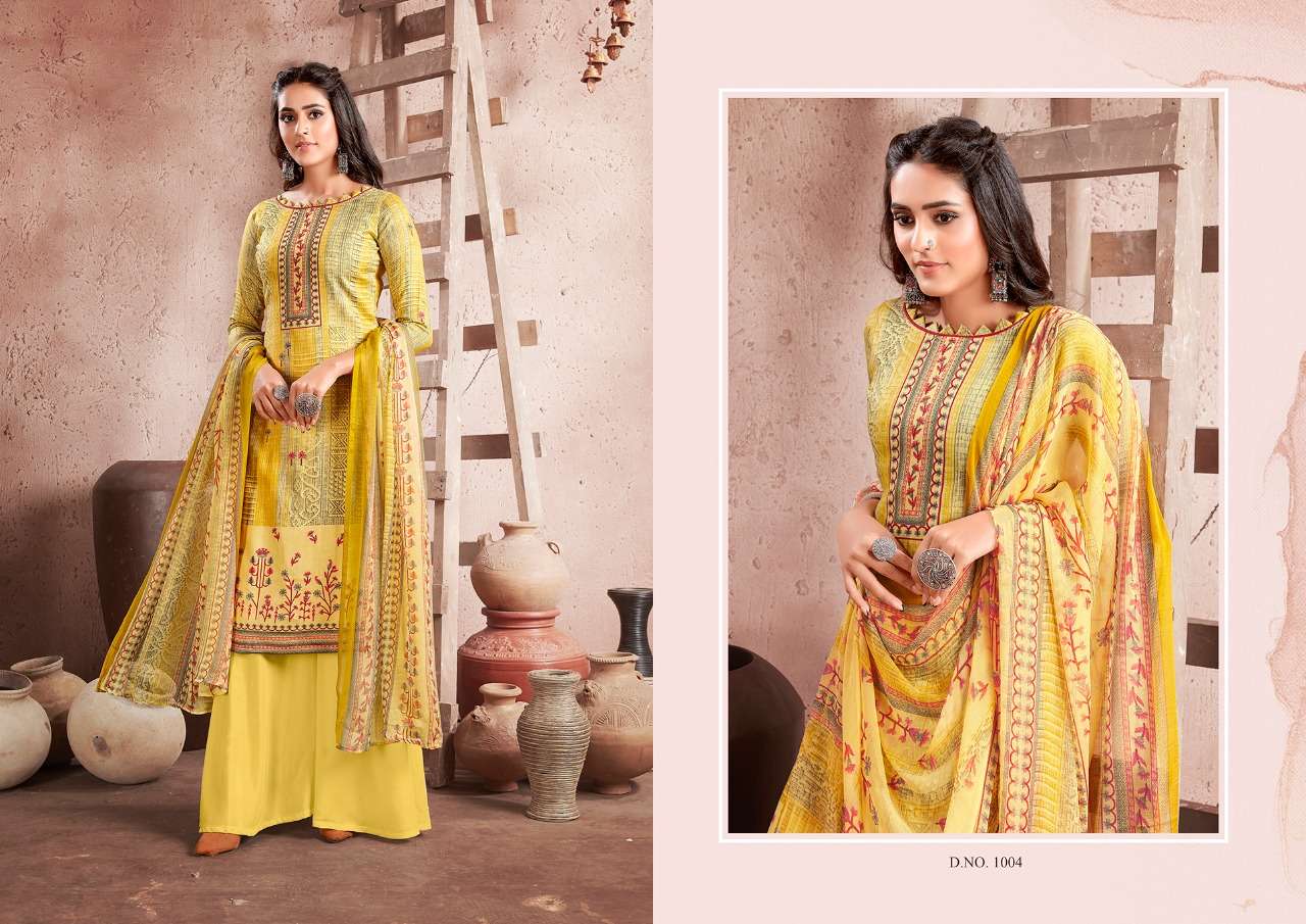 HEENA BY KESARIYA 1001 TO 1008 SERIES BEAUTIFUL SUITS COLORFUL STYLISH FANCY CASUAL WEAR & ETHNIC WEAR JAM COTTON DIGITAL PRINT DRESSES AT WHOLESALE PRICE