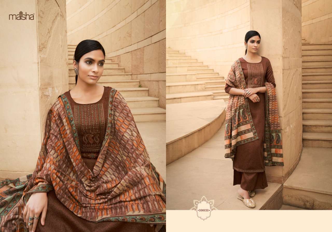 Ikaya By Maisha 10031 To 10038 Series Beautiful Suits Colorful Stylish Fancy Casual Wear & Ethnic Wear Pure Cotton Print With Embroidery Dresses At Wholesale Price