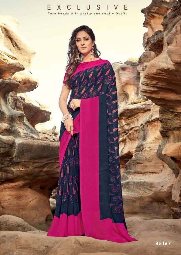 HOMEMAKER VOL-6 BY SUBHASH SAREES 35161 TO 35188 SERIES INDIAN TRADITIONAL WEAR COLLECTION BEAUTIFUL STYLISH FANCY COLORFUL PARTY WEAR & OCCASIONAL WEAR WEIGHTLESS GEORGETTE SAREES AT WHOLESALE PRICE