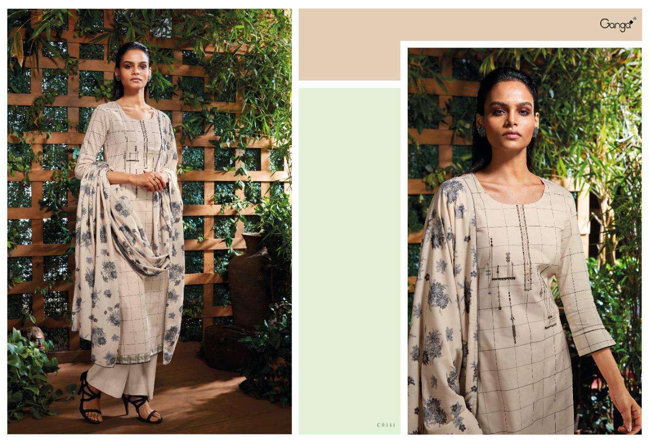 MOKOSH BY GANGA FASHION 0536 TO 0541 SERIES BEAUTIFUL SUITS COLORFUL STYLISH FANCY CASUAL WEAR & ETHNIC WEAR SUPERIOR COTTON PRINT WITH EMBROIDERY DRESSES AT WHOLESALE PRICE