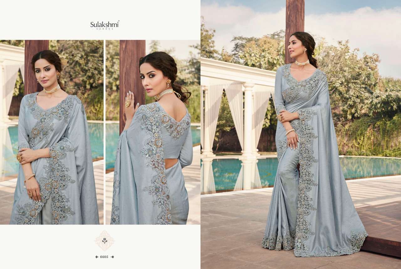 MOHANA BY SULAKSHMI 6601 TO 6612 SERIES INDIAN TRADITIONAL WEAR COLLECTION BEAUTIFUL STYLISH FANCY COLORFUL PARTY WEAR & OCCASIONAL WEAR FANCY SAREES AT WHOLESALE PRICE