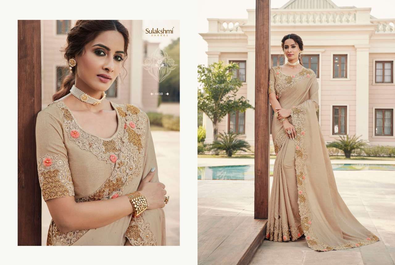 MOHANA BY SULAKSHMI 6601 TO 6612 SERIES INDIAN TRADITIONAL WEAR COLLECTION BEAUTIFUL STYLISH FANCY COLORFUL PARTY WEAR & OCCASIONAL WEAR FANCY SAREES AT WHOLESALE PRICE