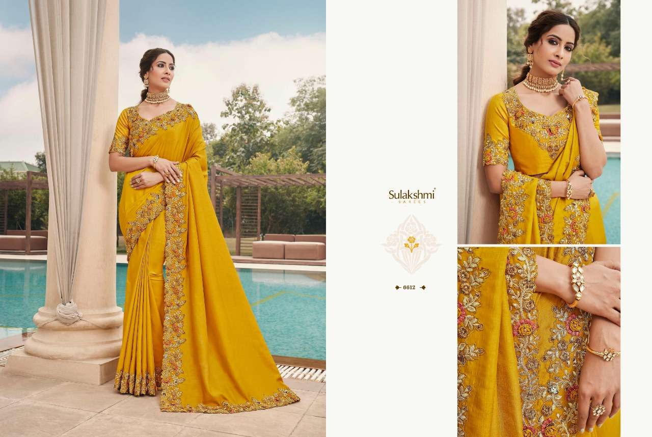 MOHANA BY SULAKSHMI 6601 TO 6612 SERIES INDIAN TRADITIONAL WEAR COLLECTION BEAUTIFUL STYLISH FANCY COLORFUL PARTY WEAR & OCCASIONAL WEAR FANCY SAREES AT WHOLESALE PRICE