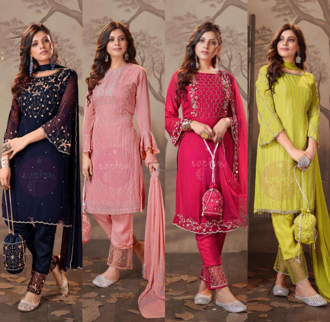 PINK LIFESTYLE BY LAPINK 11001 TO 11004 SERIES BEAUTIFUL SUITS COLORFUL STYLISH FANCY CASUAL WEAR & ETHNIC WEAR FANCY DRESSES AT WHOLESALE PRICE