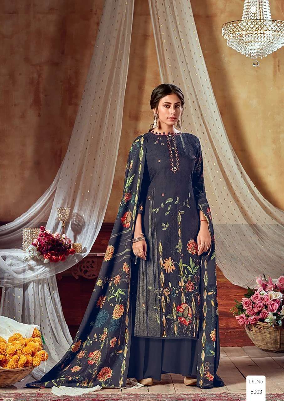 FIZA VOL-5 BY APANA COTTON 5001 TO 5010 SERIES DESIGNER SHARARA SUITS BEAUTIFUL STYLISH FANCY COLORFUL PARTY WEAR & OCCASIONAL WEAR COTTON PRINTED DRESSES AT WHOLESALE PRICE