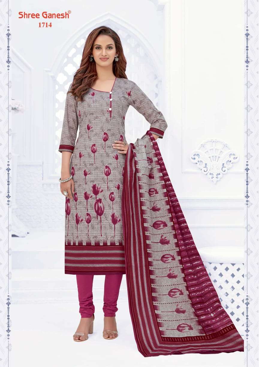 SAMAIYRA VOL-7 BY SHREE GANESH 1701 TO 1727 SERIES DESIGNER BEAUTIFUL COLORFUL STYLISH FANCY CASUAL WEAR & ETHNIC WEAR & READY TO WEAR PURE COTTON PRINT DRESSES AT WHOLESALE PRICE