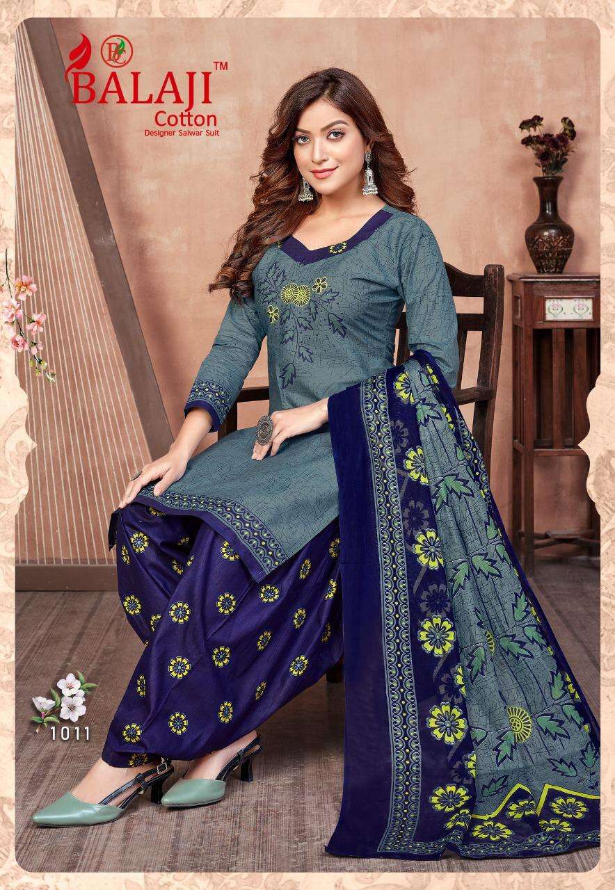 HUNGAMA VOL-10 BY BALAJI COTTON 1001 TO 1016 SERIES DESIGNER BEAUTIFUL COLORFUL STYLISH FANCY CASUAL WEAR & ETHNIC WEAR & READY TO WEAR PURE COTTON PRINT DRESSES AT WHOLESALE PRICE