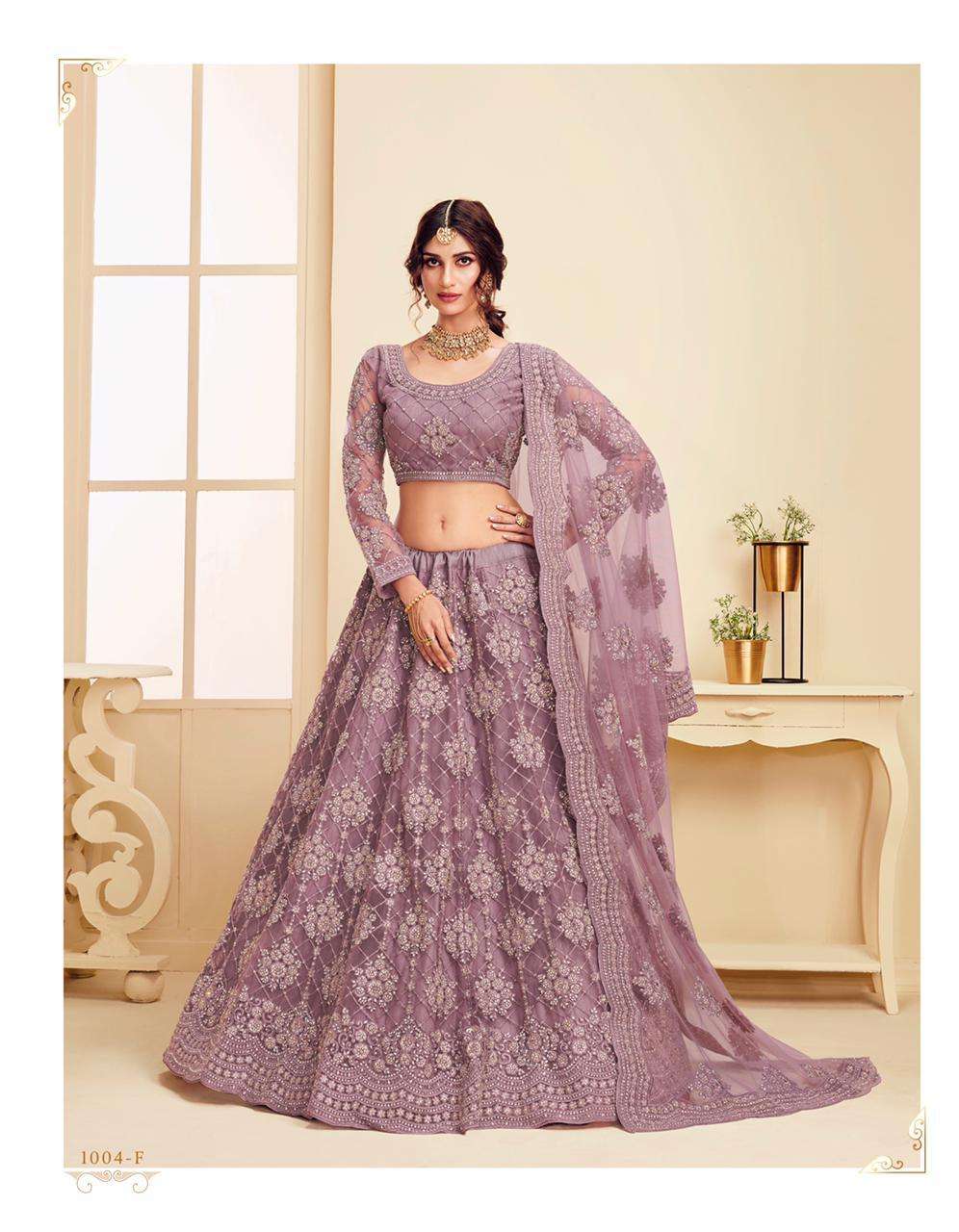 The White Bride By Alizeh Beautiful Colorful Fancy Wedding Collection Occasional Wear & Party Wear Net Lehengas At Wholesale Price