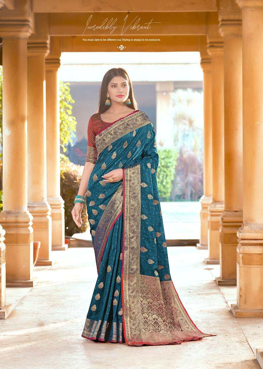 DIVYA BY RAJYOG 1001 TO 1006 SERIES INDIAN TRADITIONAL WEAR COLLECTION BEAUTIFUL STYLISH FANCY COLORFUL PARTY WEAR & OCCASIONAL WEAR SOFT SILK SAREES AT WHOLESALE PRICE