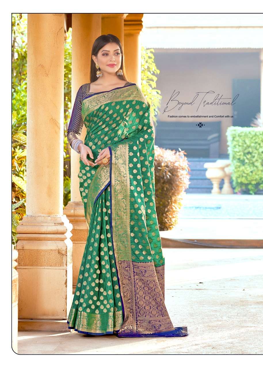 DIVYA BY RAJYOG 1001 TO 1006 SERIES INDIAN TRADITIONAL WEAR COLLECTION BEAUTIFUL STYLISH FANCY COLORFUL PARTY WEAR & OCCASIONAL WEAR SOFT SILK SAREES AT WHOLESALE PRICE