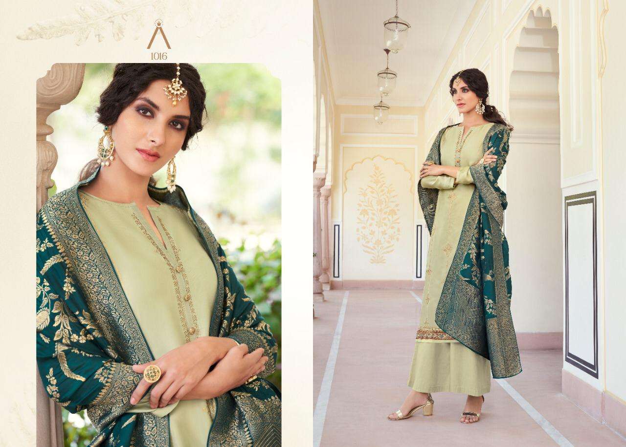 SUHALI BY ANIKA 1011 TO 1018 SERIES BEAUTIFUL SUITS COLORFUL STYLISH FANCY CASUAL WEAR & ETHNIC WEAR HEAVY MODAL SATIN SILK EMBROIDERED DRESSES AT WHOLESALE PRICE