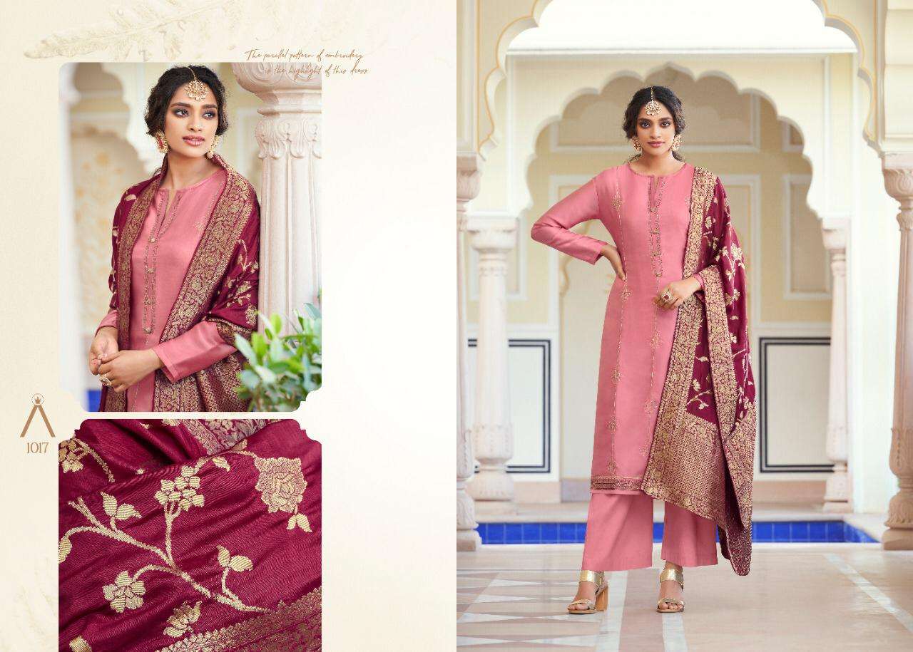 SUHALI BY ANIKA 1011 TO 1018 SERIES BEAUTIFUL SUITS COLORFUL STYLISH FANCY CASUAL WEAR & ETHNIC WEAR HEAVY MODAL SATIN SILK EMBROIDERED DRESSES AT WHOLESALE PRICE