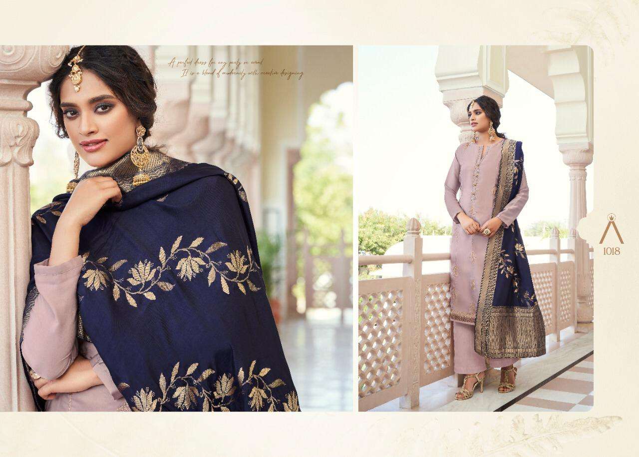 SUHALI BY ANIKA 1011 TO 1018 SERIES BEAUTIFUL SUITS COLORFUL STYLISH FANCY CASUAL WEAR & ETHNIC WEAR HEAVY MODAL SATIN SILK EMBROIDERED DRESSES AT WHOLESALE PRICE