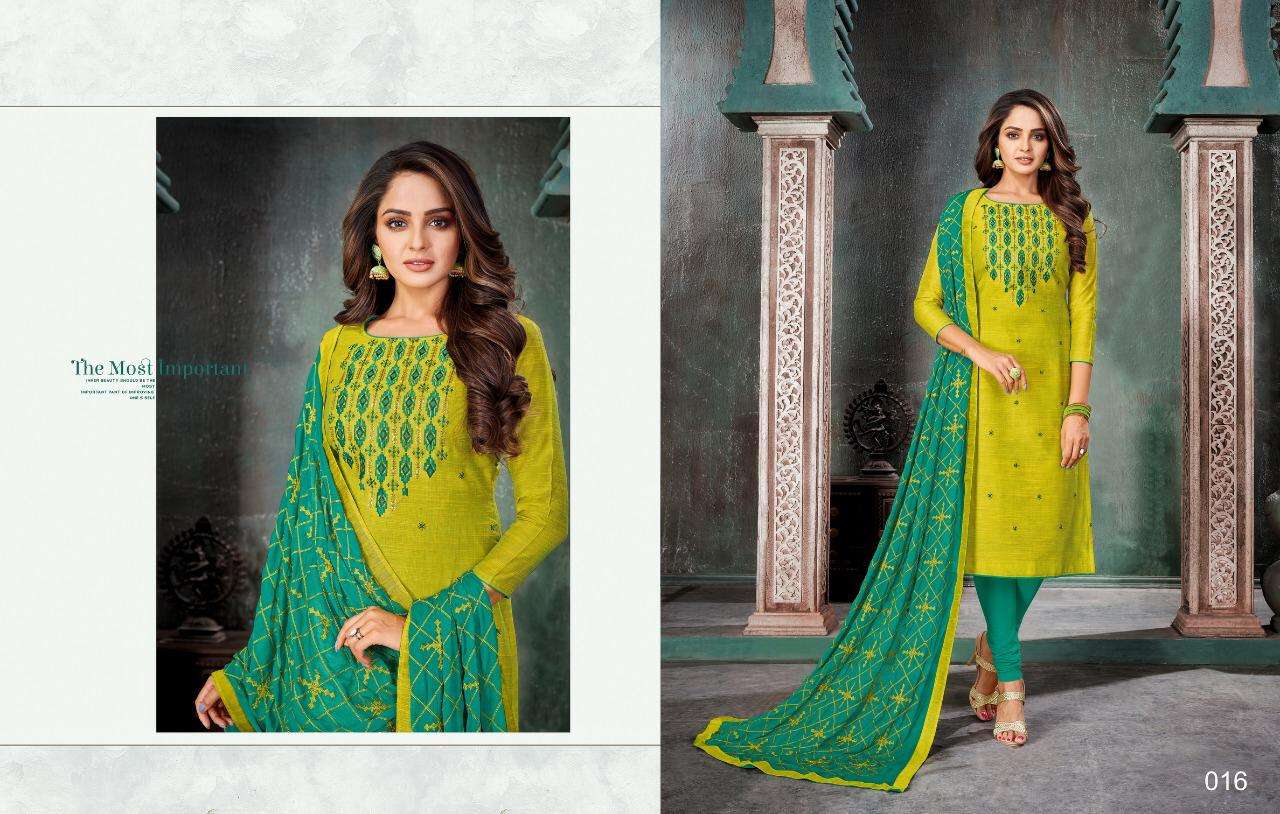NUSHRAT BY KASMEERA 009 TO 020 SERIES BEAUTIFUL SUITS COLORFUL STYLISH FANCY CASUAL WEAR & ETHNIC WEAR JHARNA SILK WITH EMBROIDERY DRESSES AT WHOLESALE PRICE