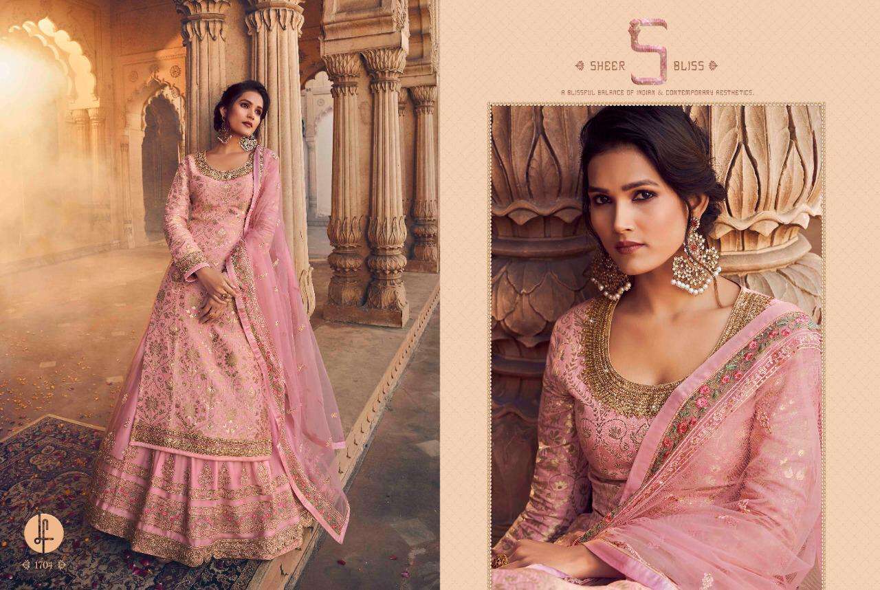 AARKHI VOL-3 BY LEO FASHION 1701 TO 1705 SERIES BEAUTIFUL SUITS COLORFUL STYLISH FANCY CASUAL WEAR & ETHNIC WEAR PURE DOLA JACQUARD WITH DIAMOND WORK DRESSES AT WHOLESALE PRICE