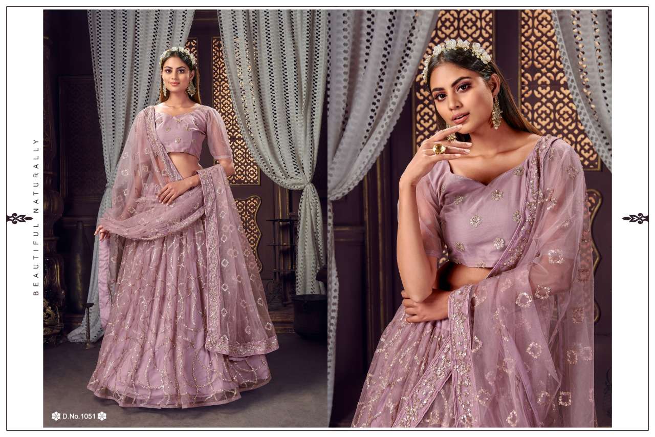 DIVA VOL-2 BY SHEE STAR 1047 TO 1052 SERIES BEAUTIFUL COLORFUL FANCY WEDDING COLLECTION OCCASIONAL WEAR & PARTY WEAR SOFT NET LEHENGAS AT WHOLESALE PRICE