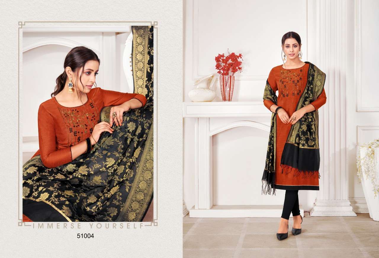 LIFE LINE VOL-2 BY KAPIL TEX 51001 TO 51012 SERIES BEAUTIFUL PATIYALA SUITS STYLISH FANCY COLORFUL PARTY WEAR & OCCASIONAL WEAR LONG SLUB WITH HANDWORK PRINTED DRESSES AT WHOLESALE PRICE