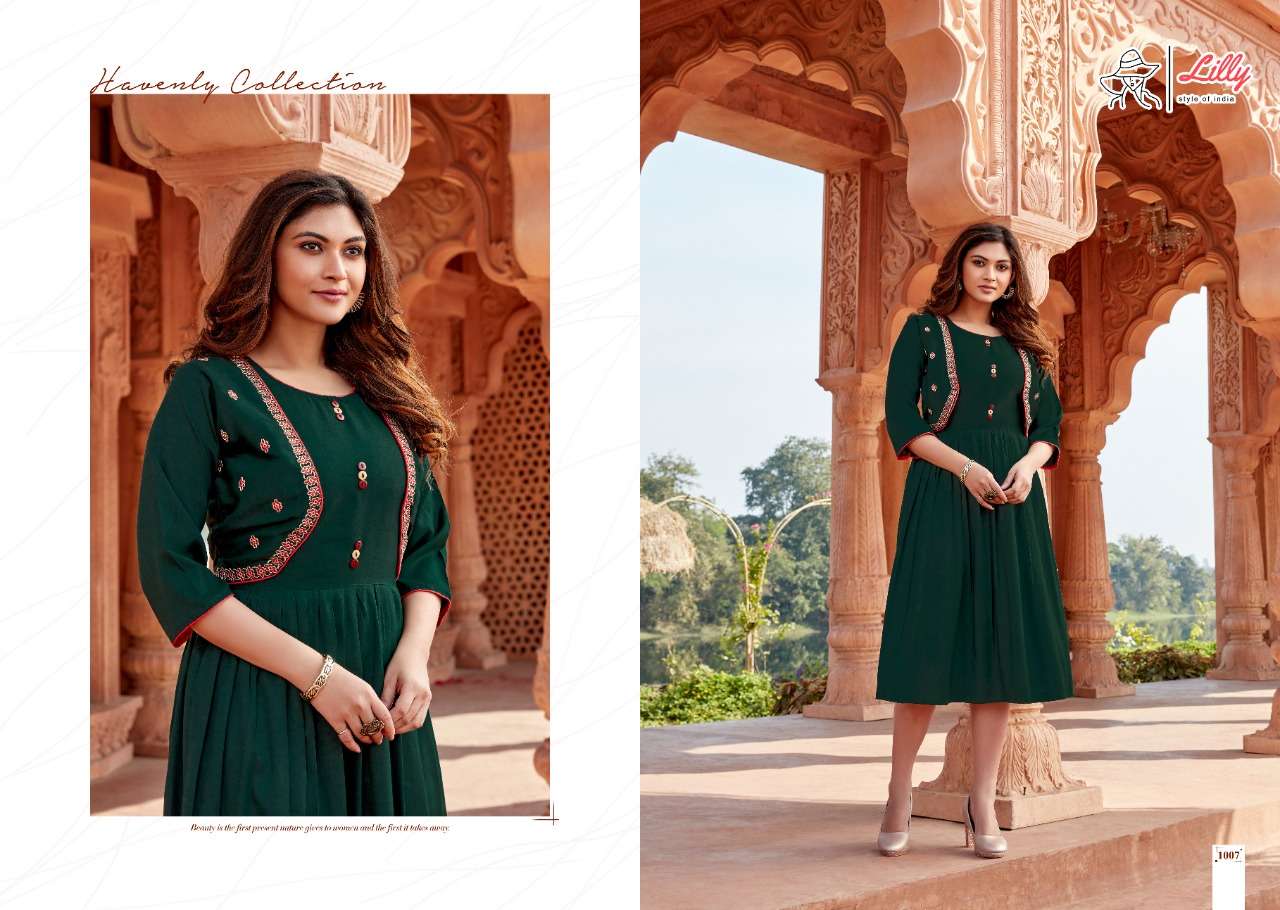 GHOOMER BY LILLY 1001 TO 1009 SERIES DESIGNER STYLISH FANCY COLORFUL BEAUTIFUL PARTY WEAR & ETHNIC WEAR COLLECTION COTTON SLUB KURTIS WITH JACKETS AT WHOLESALE PRICE