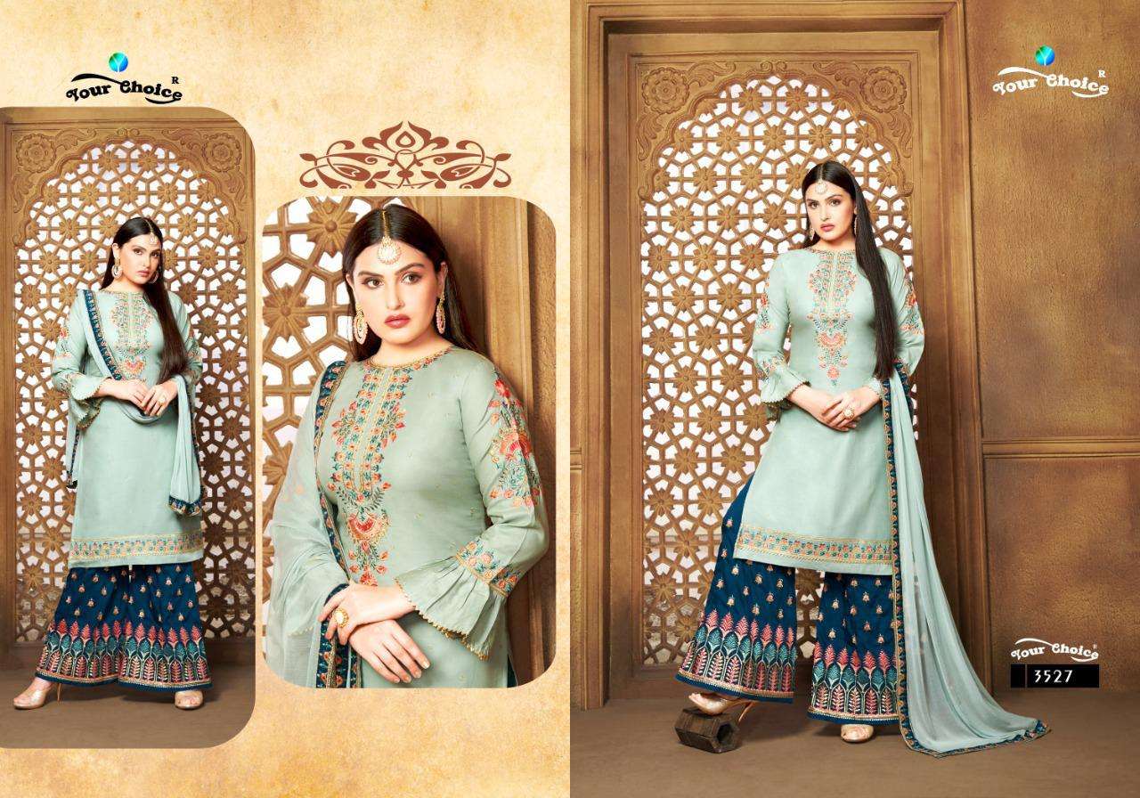 Cotton Sarara By Your Choice 3527 To 3530 Series Beautiful Stylish Sharara Suits Fancy Colorful Casual Wear & Ethnic Wear & Ready To Wear Jam Silk Cotton Dresses At Wholesale Price