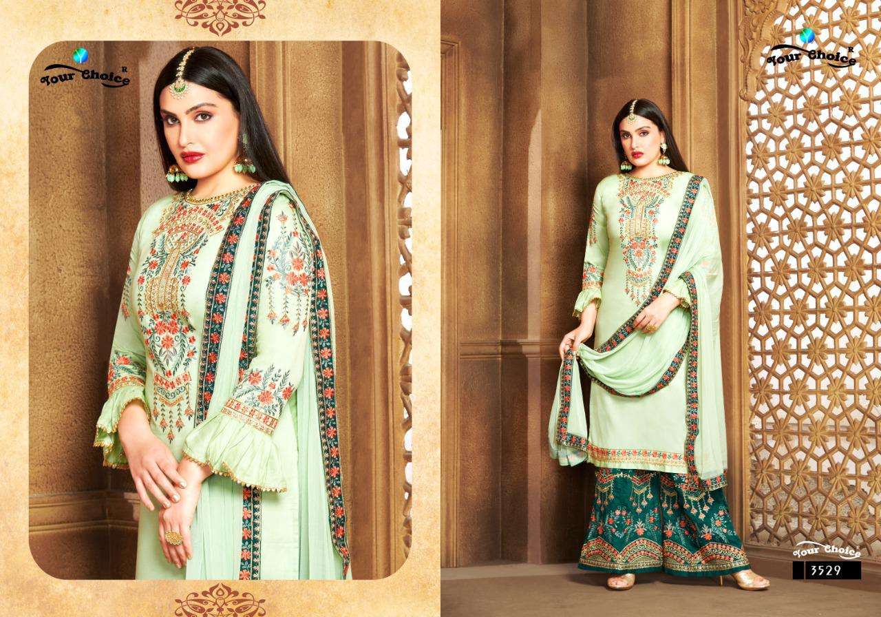 Cotton Sarara By Your Choice 3527 To 3530 Series Beautiful Stylish Sharara Suits Fancy Colorful Casual Wear & Ethnic Wear & Ready To Wear Jam Silk Cotton Dresses At Wholesale Price