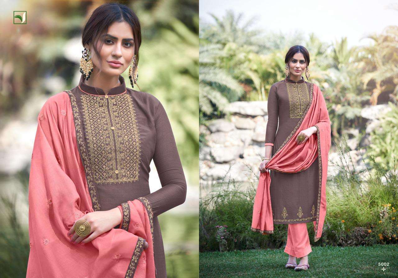 SOBIA BY VIANA 5001 TO 5008 SERIES BEAUTIFUL SUITS COLORFUL STYLISH FANCY CASUAL WEAR & ETHNIC WEAR ANGOORI SILK EMBROIDERED DRESSES AT WHOLESALE PRICE
