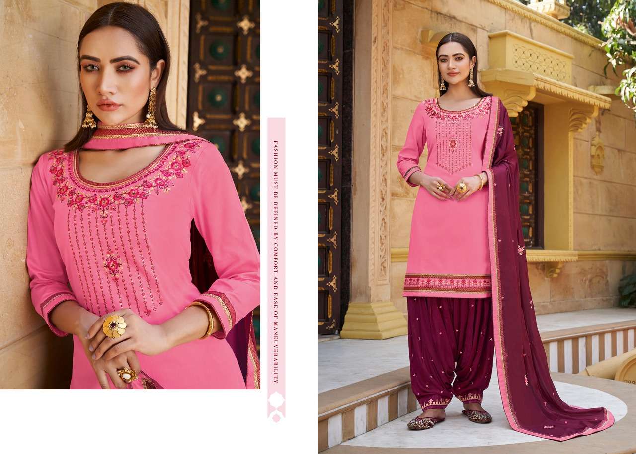 SITARA BY PATIALA HOUSE BY KESSI FABRICS 5831 TO 5838 SERIES BEAUTIFUL STYLISH SUITS FANCY COLORFUL CASUAL WEAR & ETHNIC WEAR & READY TO WEAR JAM SILK WITH WORK DRESSES AT WHOLESALE PRICE