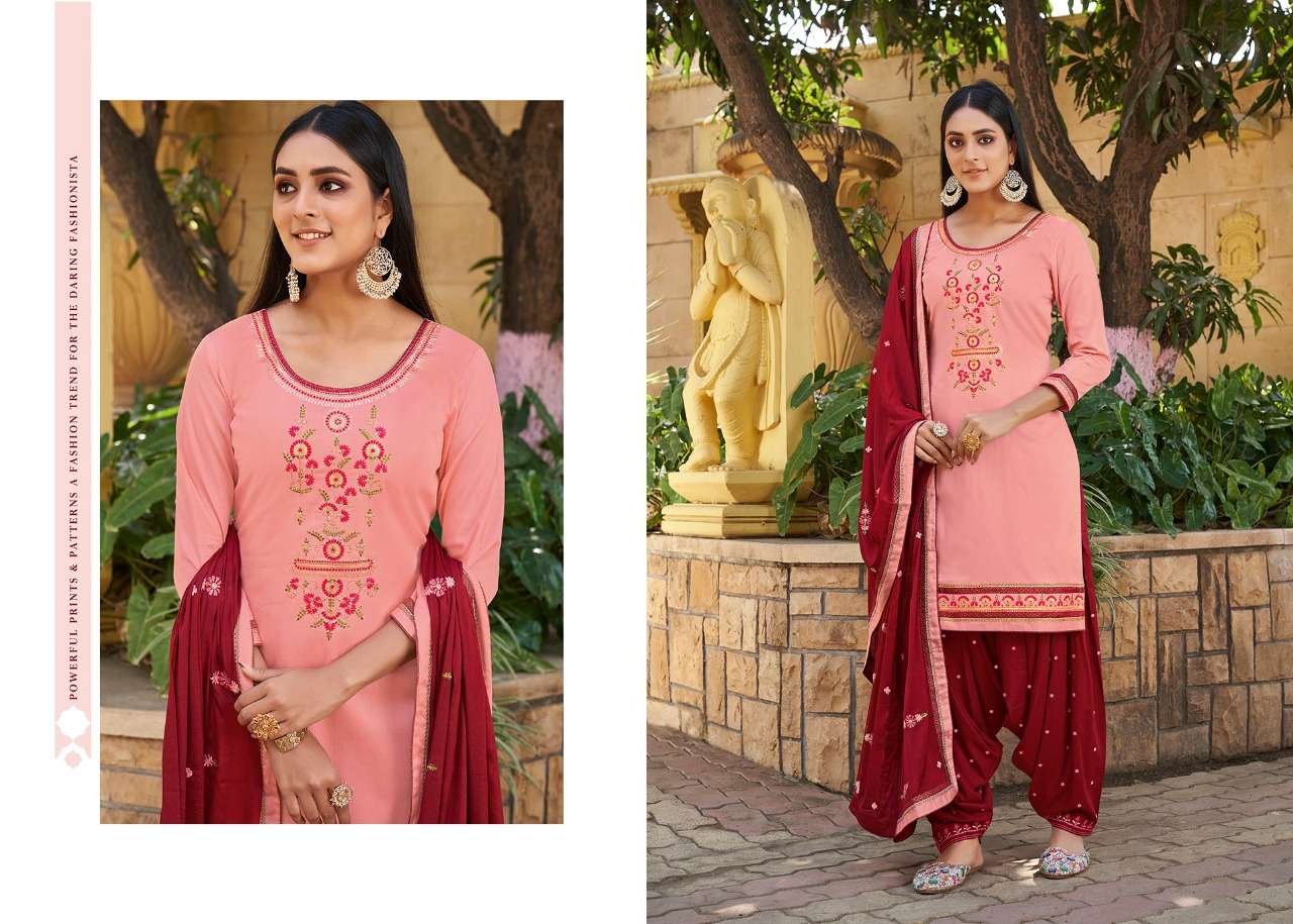 SITARA BY PATIALA HOUSE BY KESSI FABRICS 5831 TO 5838 SERIES BEAUTIFUL STYLISH SUITS FANCY COLORFUL CASUAL WEAR & ETHNIC WEAR & READY TO WEAR JAM SILK WITH WORK DRESSES AT WHOLESALE PRICE