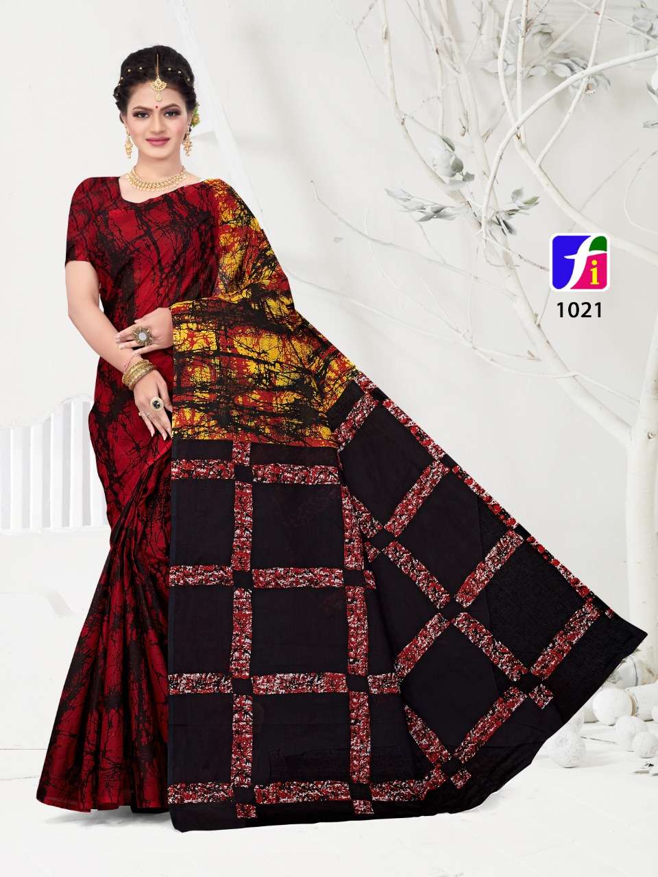 HEENA SAREES VOL-1 BY GANESHA 1018 TO 1027 SERIES INDIAN TRADITIONAL WEAR COLLECTION BEAUTIFUL STYLISH FANCY COLORFUL PARTY WEAR & OCCASIONAL WEAR COTTON PRINT SAREES AT WHOLESALE PRICE