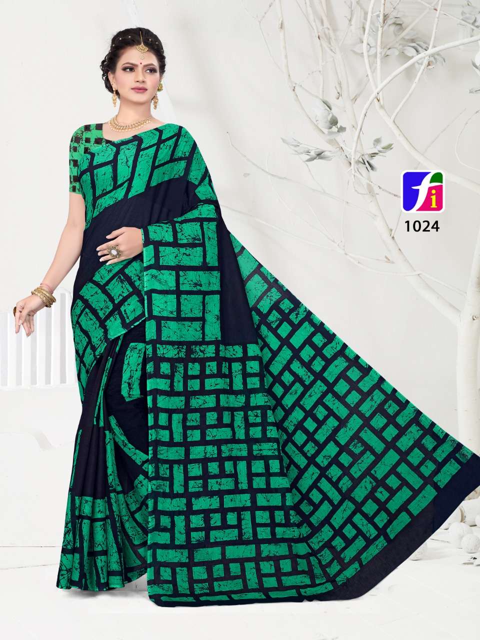 HEENA SAREES VOL-1 BY GANESHA 1018 TO 1027 SERIES INDIAN TRADITIONAL WEAR COLLECTION BEAUTIFUL STYLISH FANCY COLORFUL PARTY WEAR & OCCASIONAL WEAR COTTON PRINT SAREES AT WHOLESALE PRICE