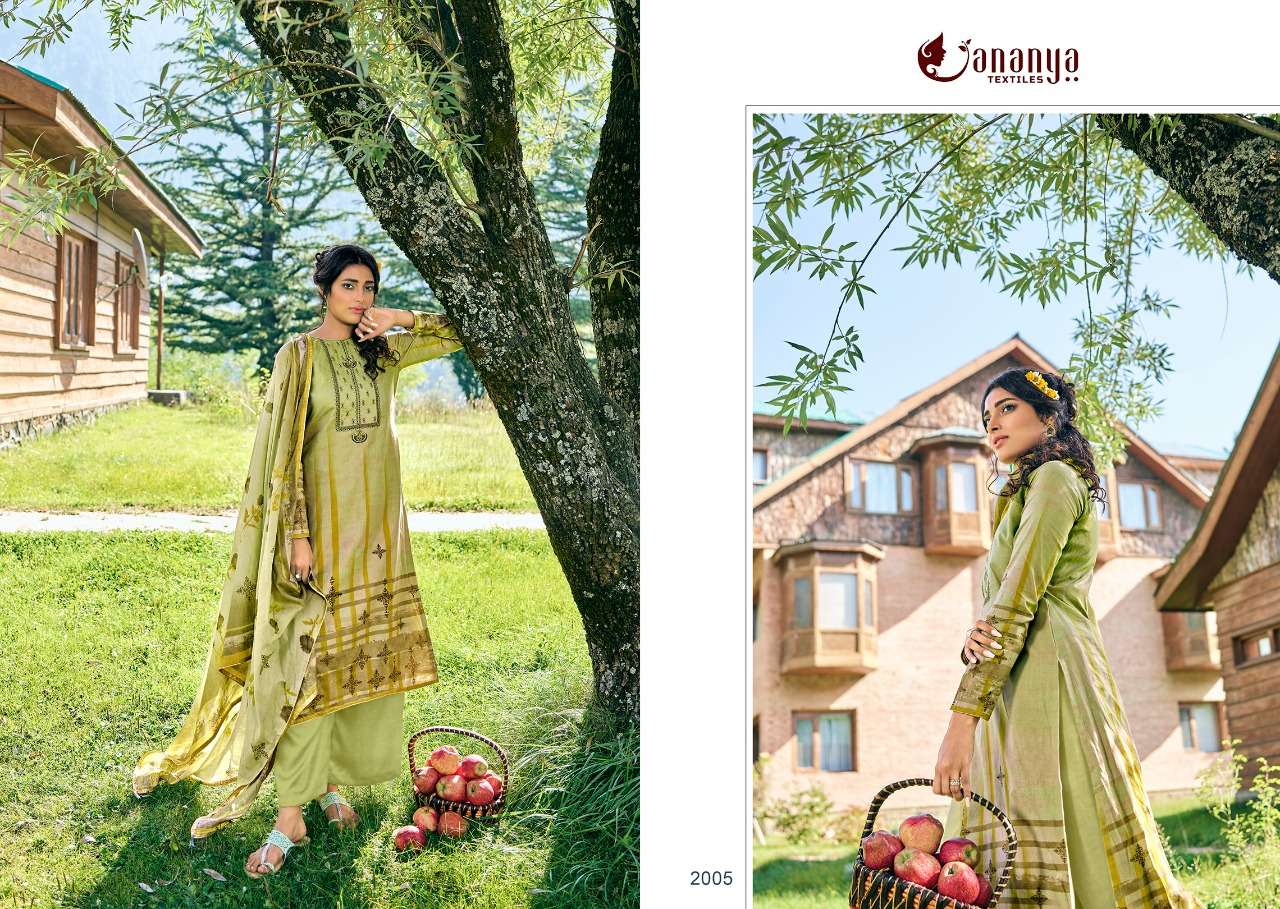 PANGHAT VOL-5 BY ANANYA 2001 TO 2008 SERIES BEAUTIFUL SUITS COLORFUL STYLISH FANCY CASUAL WEAR & ETHNIC WEAR PURE COTTON PRINT WITH EMBROIDERY DRESSES AT WHOLESALE PRICE