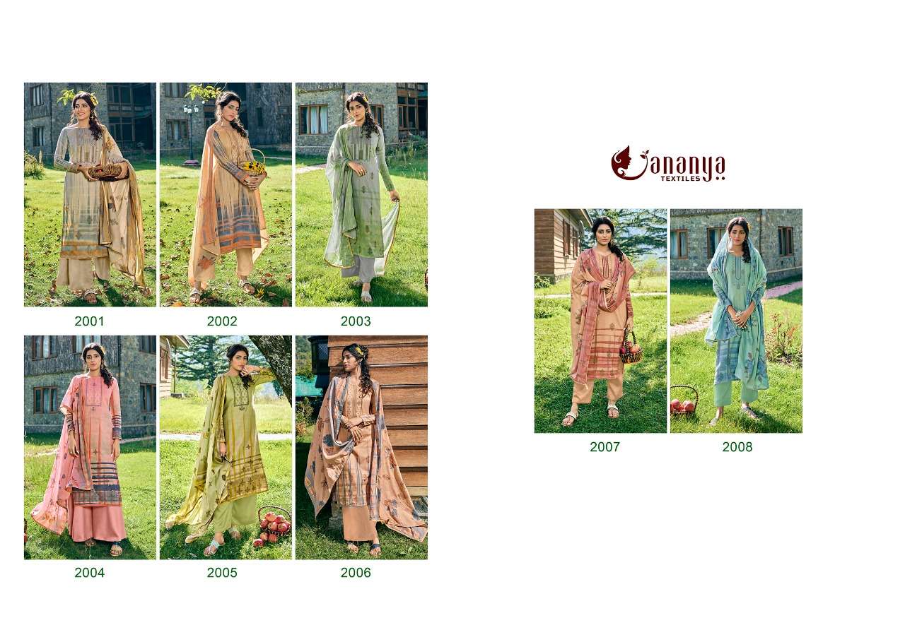 PANGHAT VOL-5 BY ANANYA 2001 TO 2008 SERIES BEAUTIFUL SUITS COLORFUL STYLISH FANCY CASUAL WEAR & ETHNIC WEAR PURE COTTON PRINT WITH EMBROIDERY DRESSES AT WHOLESALE PRICE