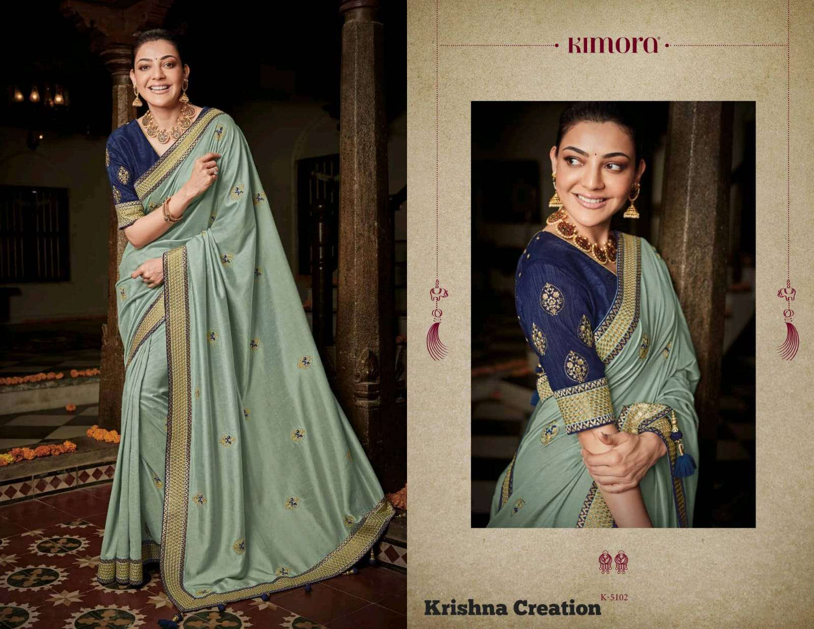 KAJAL VOL-7 BY KIMORA FASHION 5101 TO 5118 SERIES INDIAN TRADITIONAL WEAR COLLECTION BEAUTIFUL STYLISH FANCY COLORFUL PARTY WEAR & OCCASIONAL WEAR FANCY SAREES AT WHOLESALE PRICE