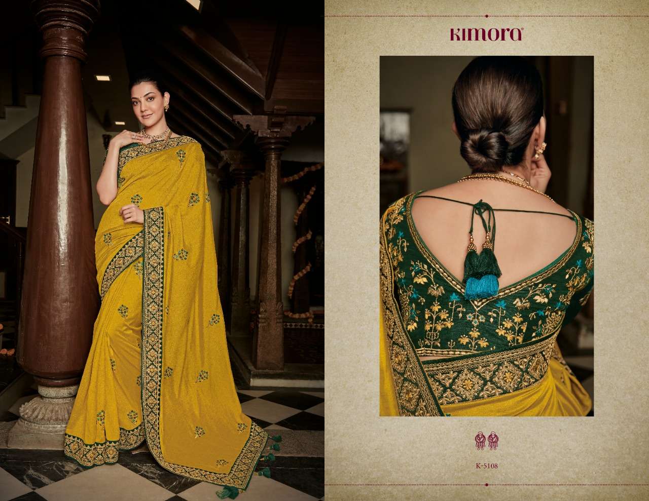 KAJAL VOL-7 BY KIMORA FASHION 5101 TO 5118 SERIES INDIAN TRADITIONAL WEAR COLLECTION BEAUTIFUL STYLISH FANCY COLORFUL PARTY WEAR & OCCASIONAL WEAR FANCY SAREES AT WHOLESALE PRICE