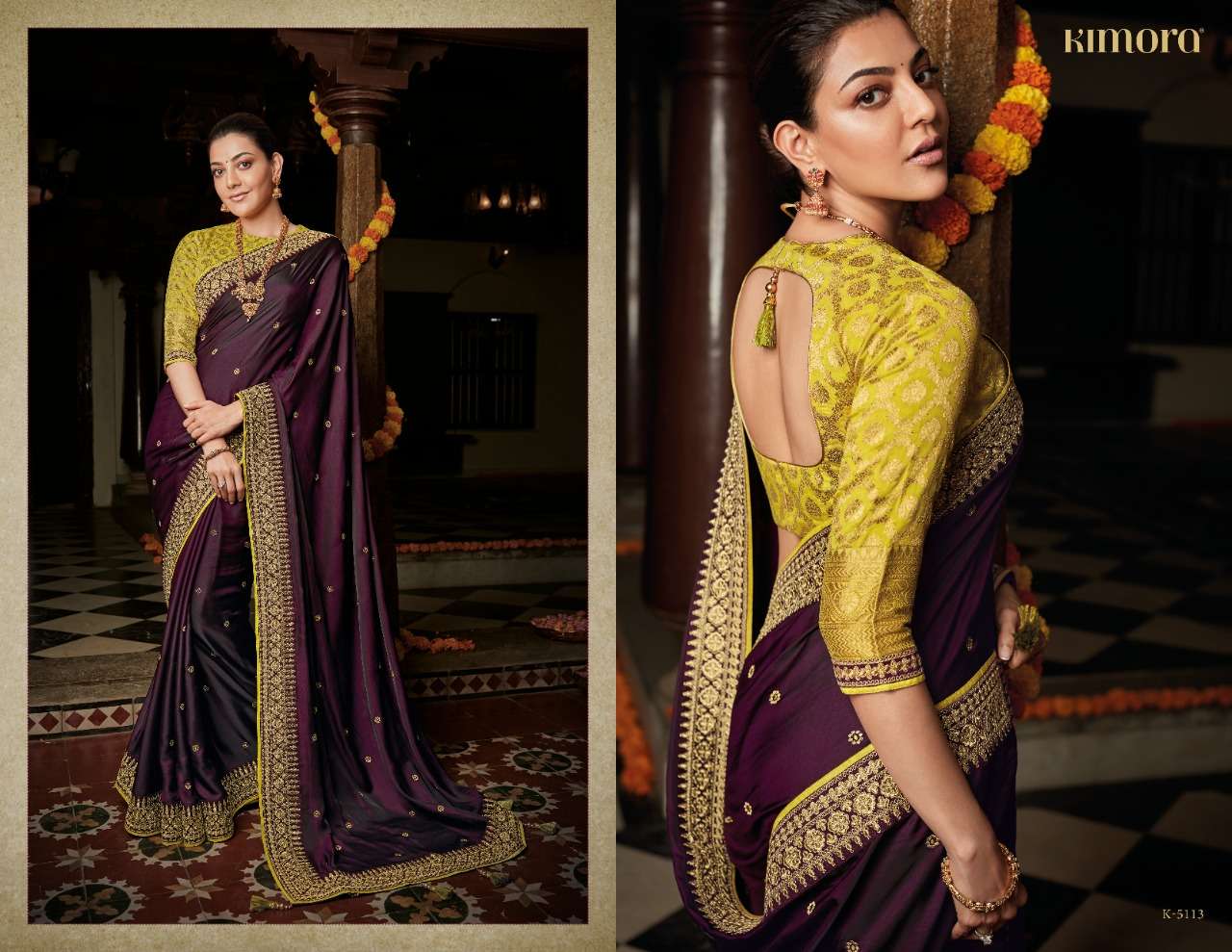 KAJAL VOL-7 BY KIMORA FASHION 5101 TO 5118 SERIES INDIAN TRADITIONAL WEAR COLLECTION BEAUTIFUL STYLISH FANCY COLORFUL PARTY WEAR & OCCASIONAL WEAR FANCY SAREES AT WHOLESALE PRICE