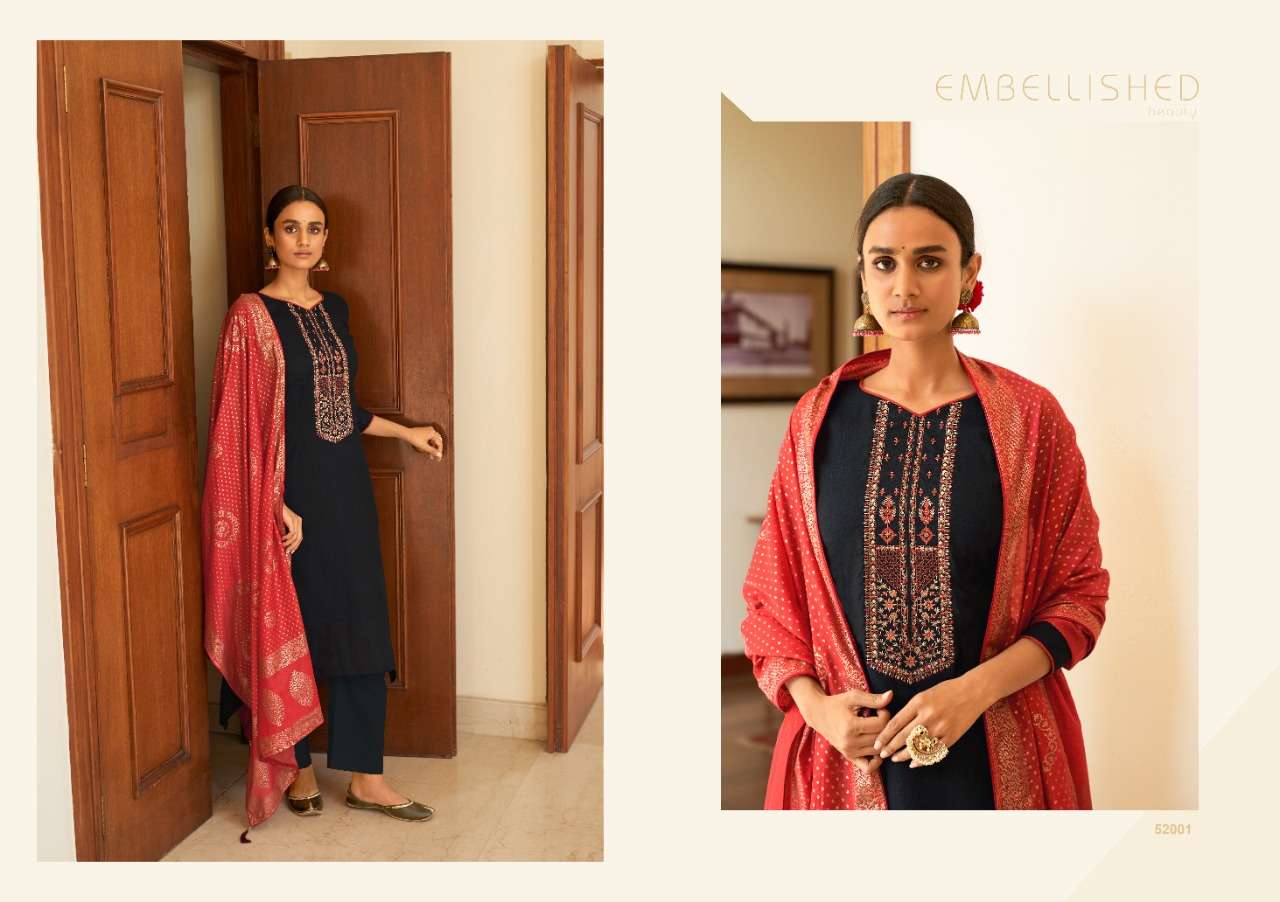 NAVELI BY ANKIT TEXTILE 52001 TO 52010 SERIES BEAUTIFUL SUITS COLORFUL STYLISH FANCY CASUAL WEAR & ETHNIC WEAR PURE LAWN COTTON PRINT WITH EMBROIDERY DRESSES AT WHOLESALE PRICE