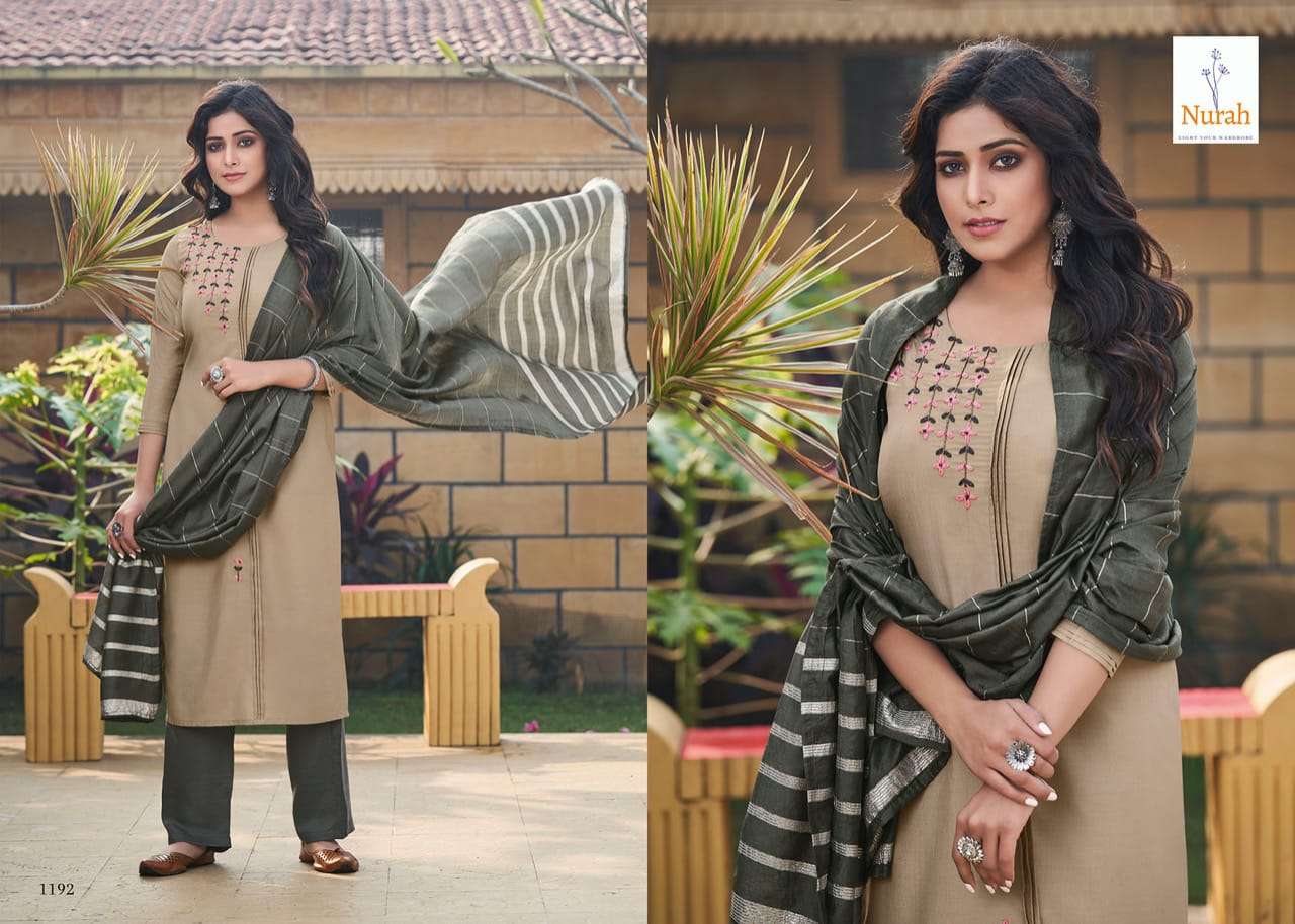 NAYAN TARA BY NURAH 1191 TO 1194 SERIES BEAUTIFUL SUITS COLORFUL STYLISH FANCY CASUAL WEAR & ETHNIC WEAR MUSLIN SILK WITH WORK DRESSES AT WHOLESALE PRICE