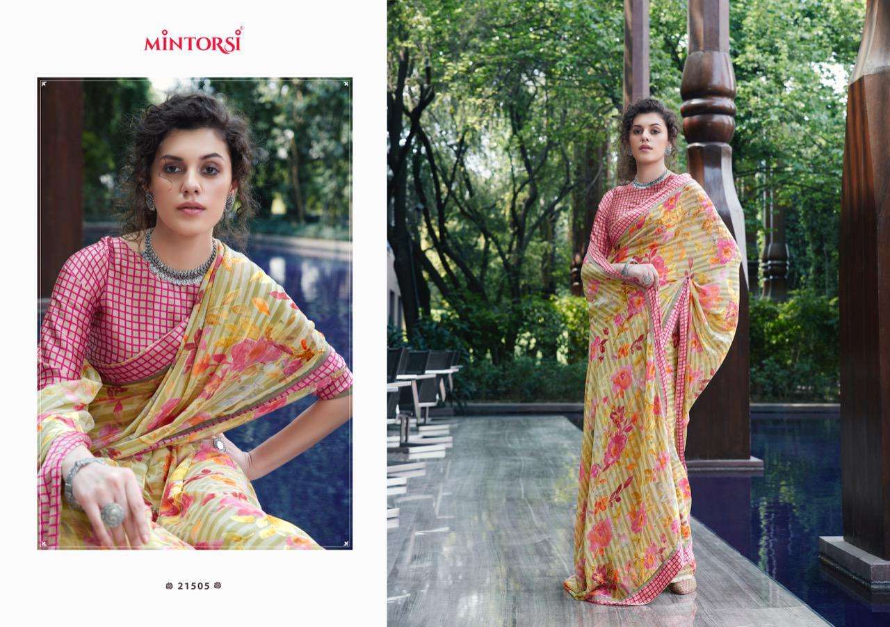 BHARATI BY MINTORSI 21501 TO 21510 SERIES INDIAN TRADITIONAL WEAR COLLECTION BEAUTIFUL STYLISH FANCY COLORFUL PARTY WEAR & OCCASIONAL WEAR WEIGHTLESS SATIN SAREES AT WHOLESALE PRICE