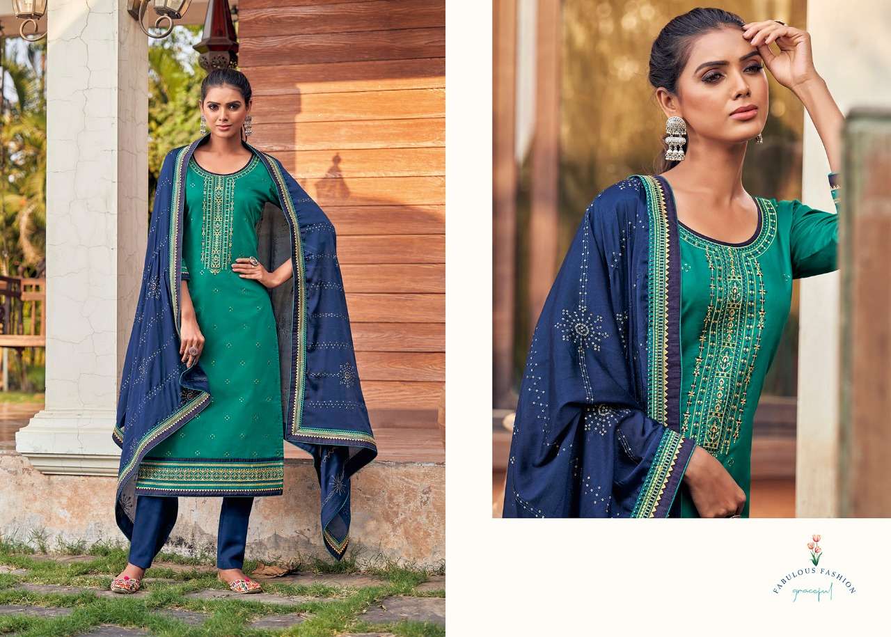 KHANAK VOL-3 BY TRIPLE AAA 3001 TO 3006 SERIES BEAUTIFUL SUITS COLORFUL STYLISH FANCY CASUAL WEAR & ETHNIC WEAR JAM SILK EMBROIDERED DRESSES AT WHOLESALE PRICE