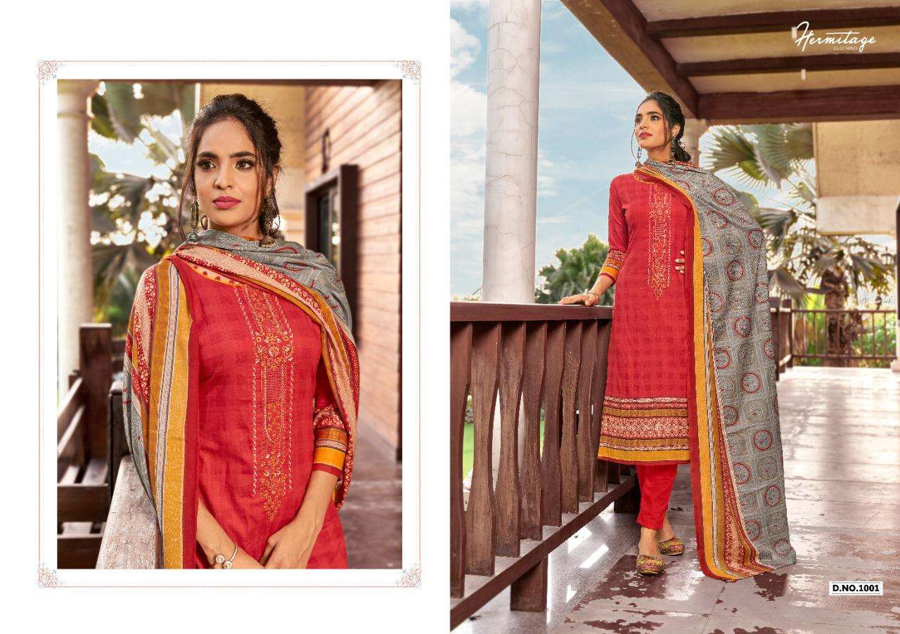 RIWAYAT BY HERMITAGE 1101 TO 1007 SERIES BEAUTIFUL SUITS COLORFUL STYLISH FANCY CASUAL WEAR & ETHNIC WEAR PURE LAWN COTTON EMBROIDERED DRESSES AT WHOLESALE PRICE