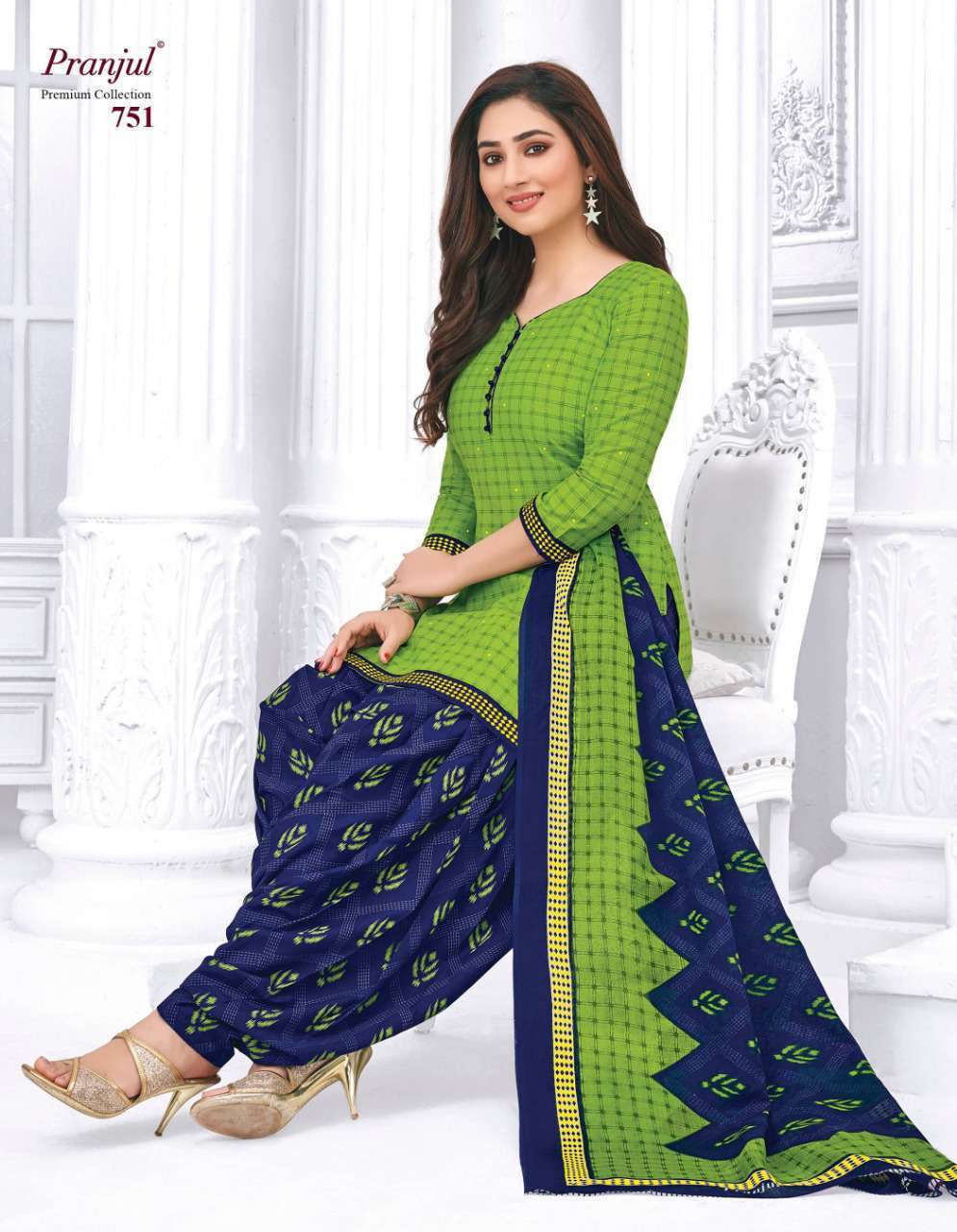 PRIYANKA HIT COLLECTION BY PRANJUL BEAUTIFUL SUITS STYLISH FANCY COLORFUL CASUAL WEAR & ETHNIC WEAR PURE COTTON PRINTED DRESSES AT WHOLESALE PRICE