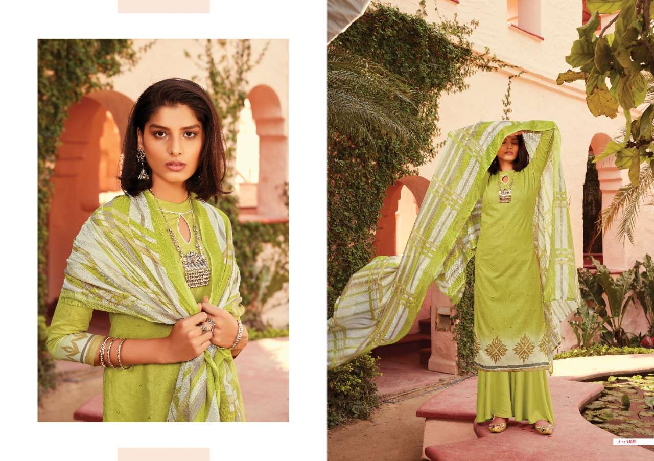 FALGUNI BY ANKIT TEXTILE 54001 TO 54010 SERIES BEAUTIFUL SUITS COLORFUL STYLISH FANCY CASUAL WEAR & ETHNIC WEAR PURE HEAVY LAWN COTTON DIGITAL PRINT WITH SWAROVSKI WORK DRESSES AT WHOLESALE PRICE