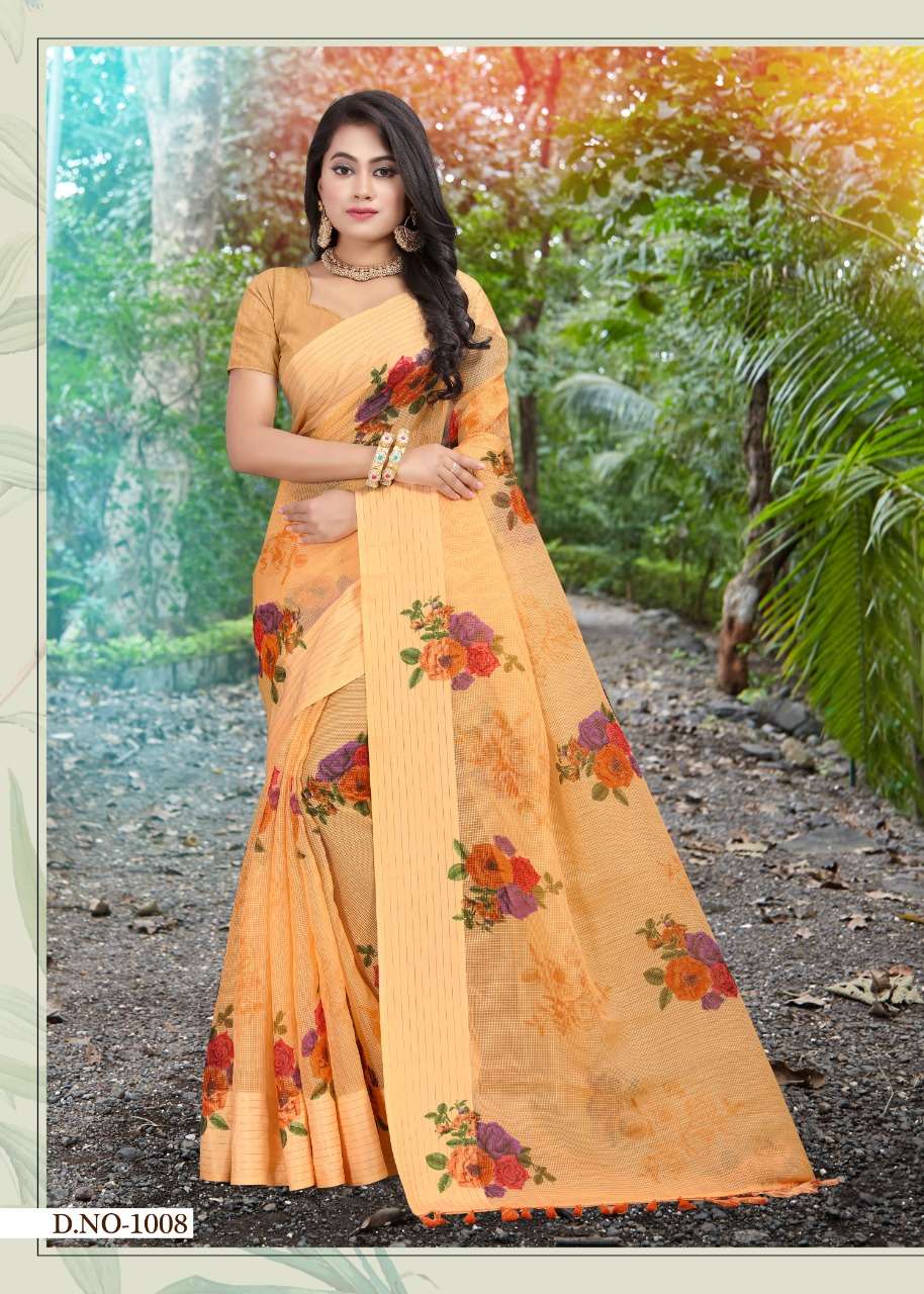SWARNIKA BY MANSAROVAR 1001 TO 1008 SERIES INDIAN TRADITIONAL WEAR COLLECTION BEAUTIFUL STYLISH FANCY COLORFUL PARTY WEAR & OCCASIONAL WEAR VANI CHEX SAREES AT WHOLESALE PRICE