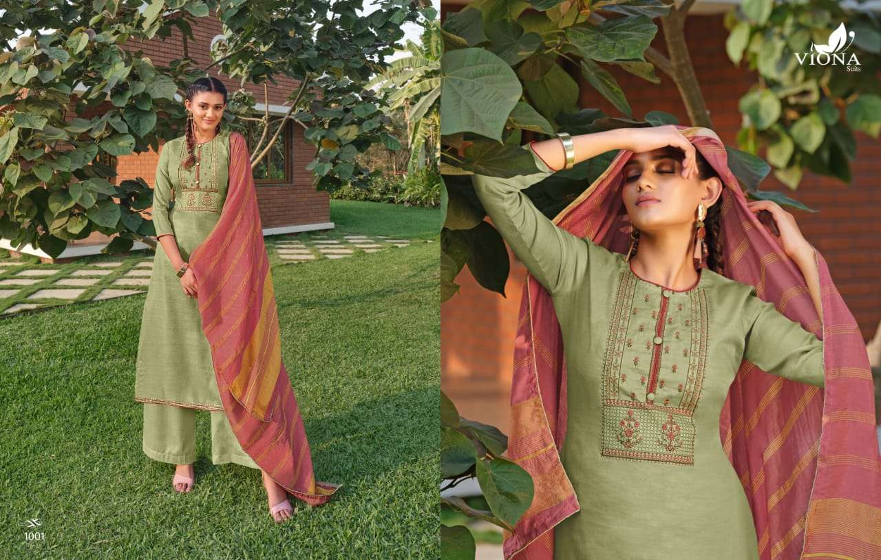 ASMEE BY VIONA SUITS 1001 TO 1007 SERIES BEAUTIFUL SUITS COLORFUL STYLISH FANCY CASUAL WEAR & ETHNIC WEAR PURE ANAYA SILK EMBROIDERED DRESSES AT WHOLESALE PRICE