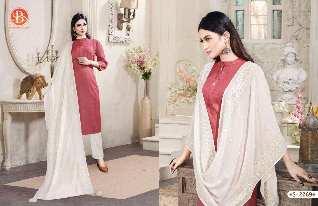 AAISHA BY SBS 2061 TO 2069 SERIES BEAUTIFUL SUITS COLORFUL STYLISH FANCY CASUAL WEAR & ETHNIC WEAR LINEN DRESSES AT WHOLESALE PRICE